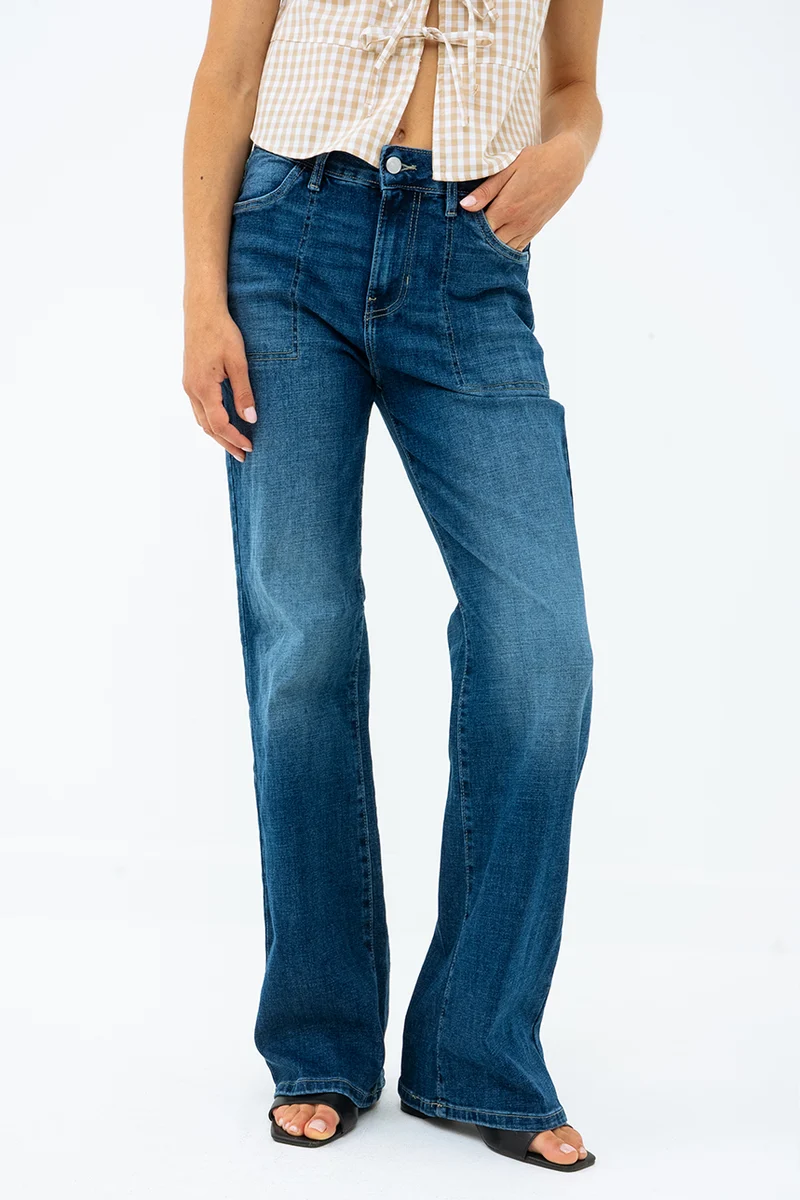 Le jeans jambe large par Suko