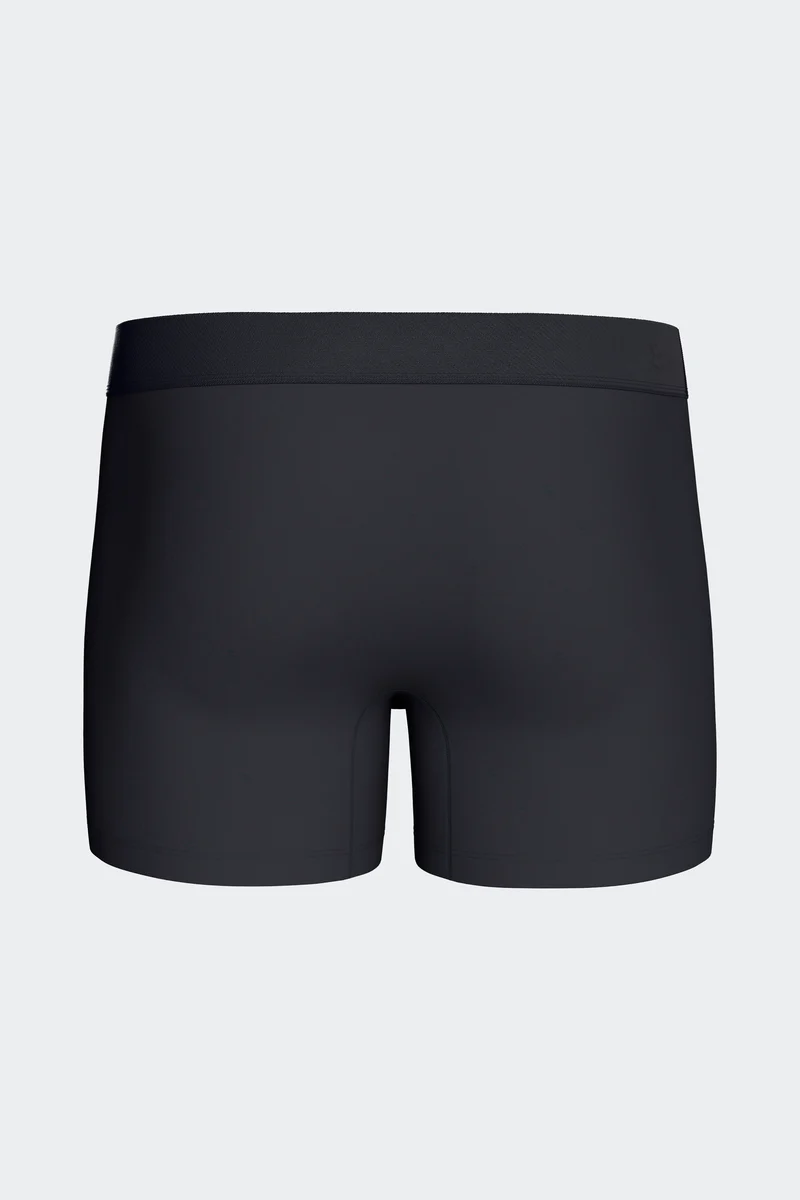Lot de 2 boxers en jersey de coton stretch unis et imprimés pois marine