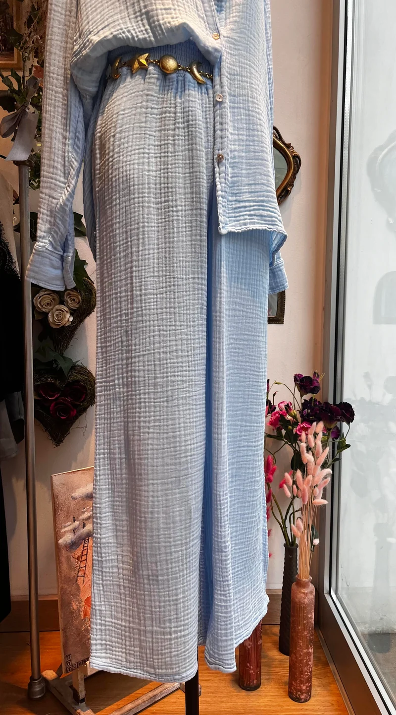 Pantalon pervenche
