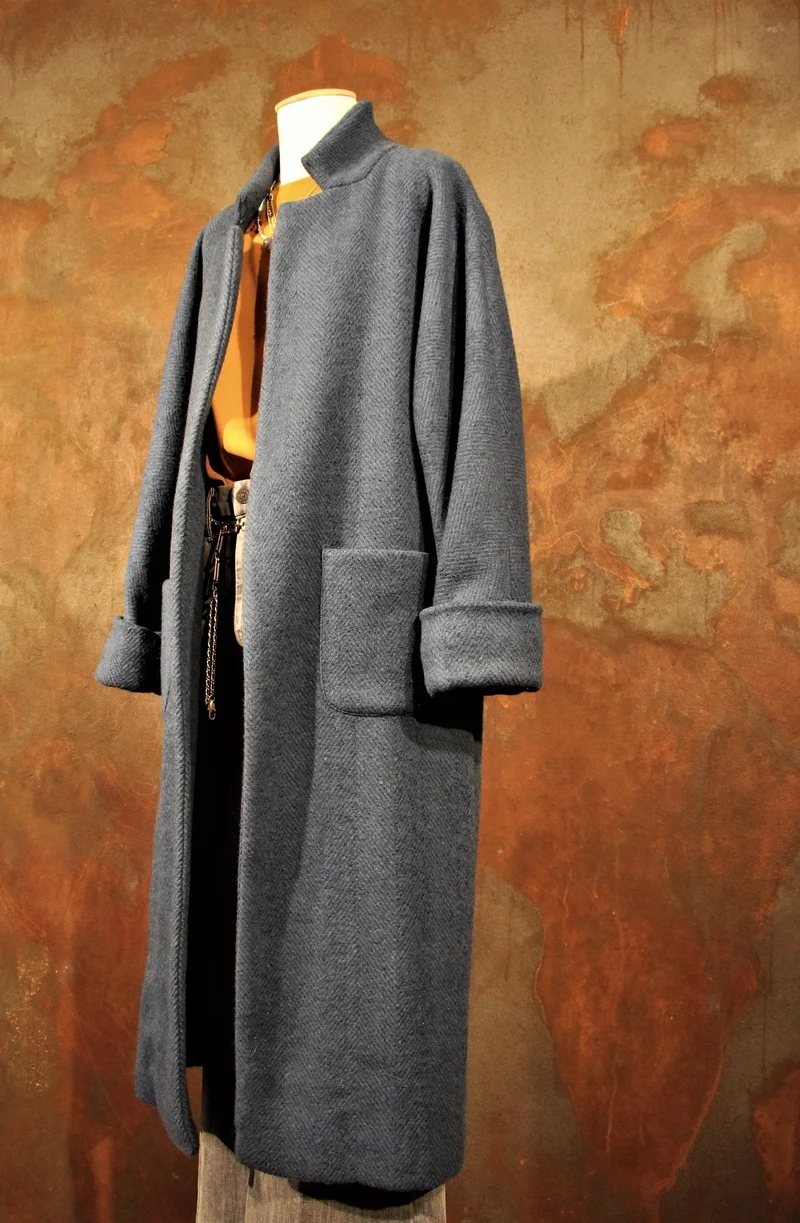 Manteau Vermeer Bleu Poudré