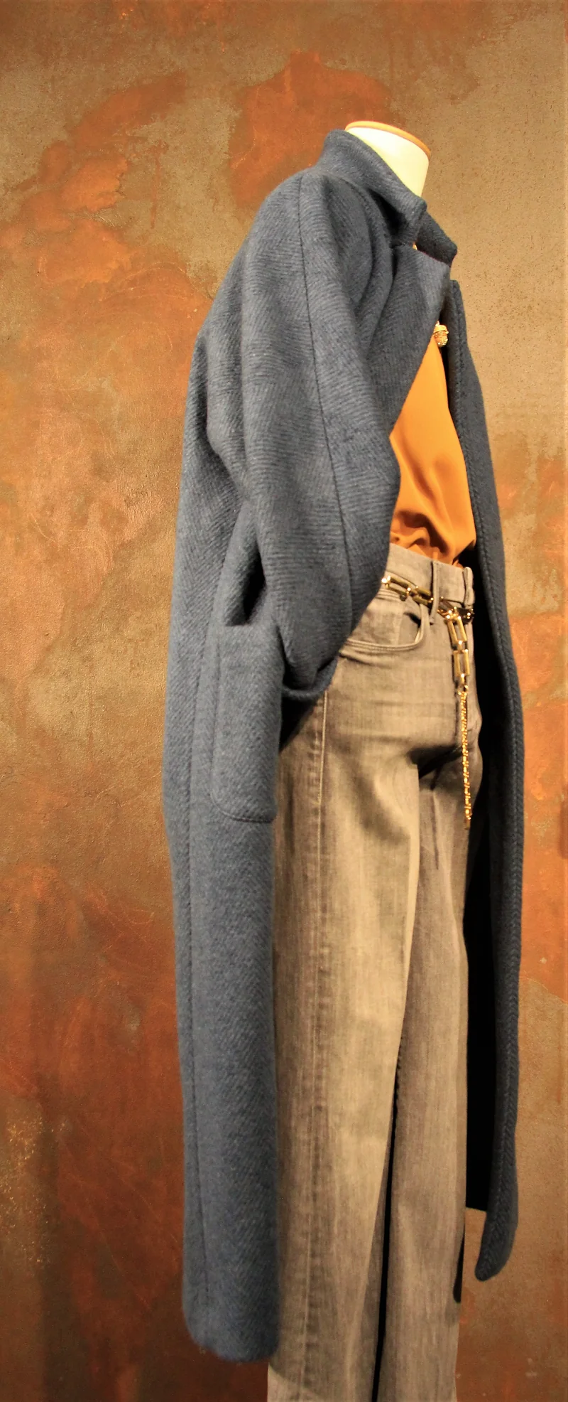 Manteau Vermeer Bleu Poudré