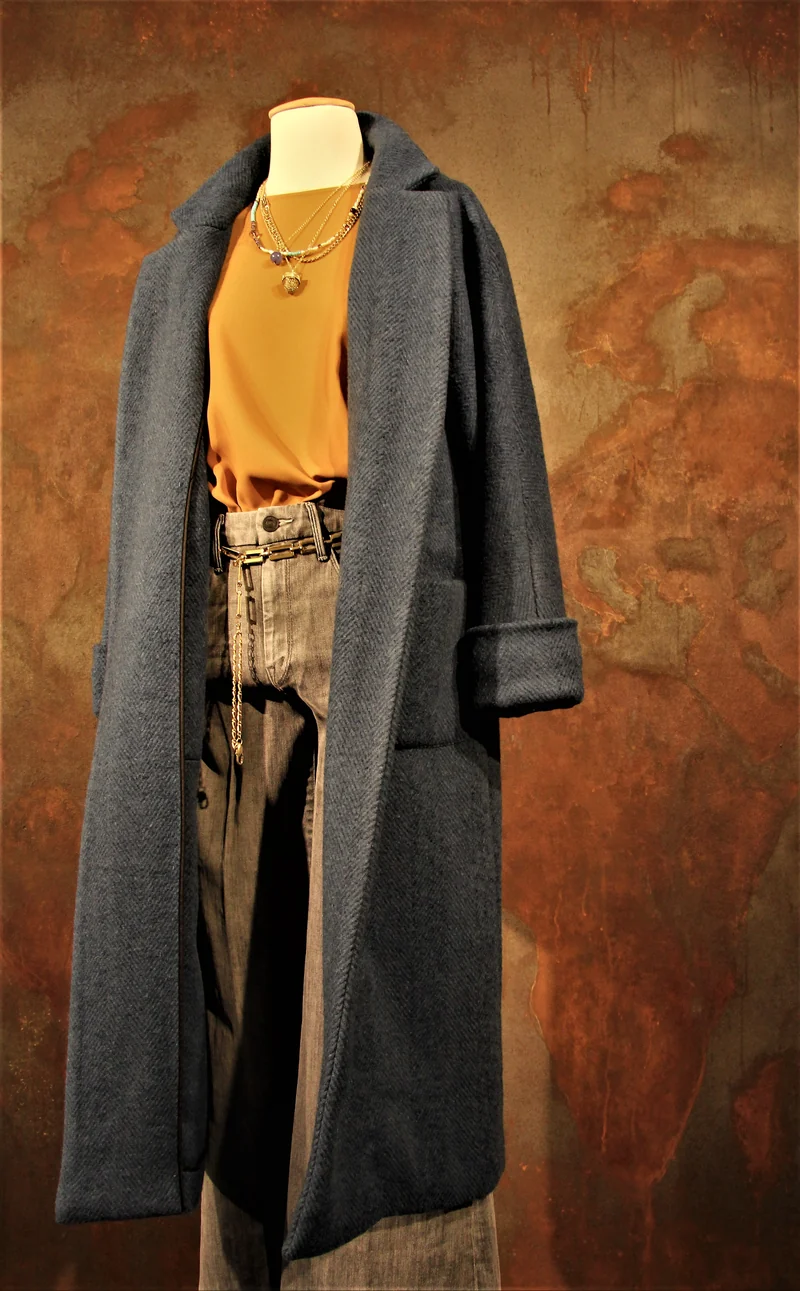 Manteau Vermeer Bleu Poudré