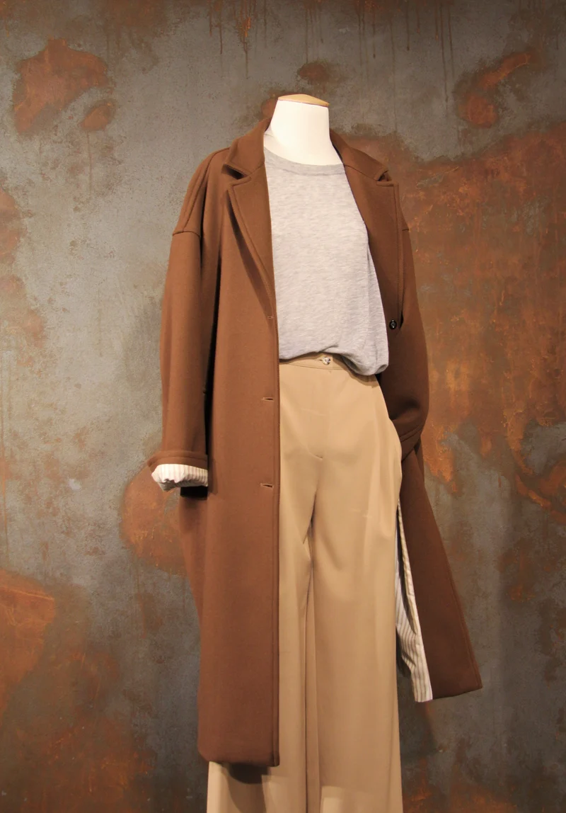Manteau chocolat Matisse