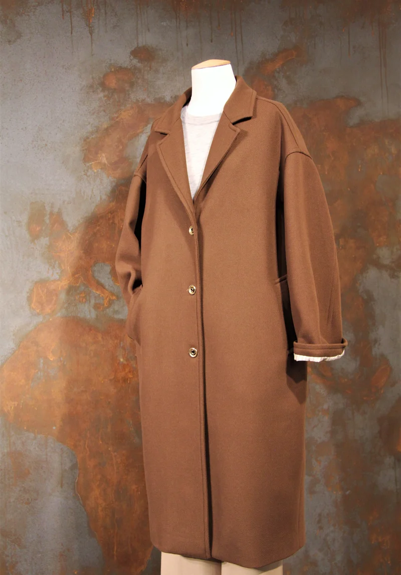 Manteau chocolat Matisse