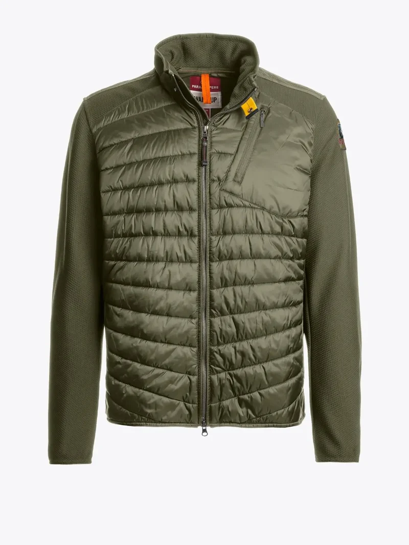 Veste bi-matière déperlante Parajumpers Jayden - Kaki