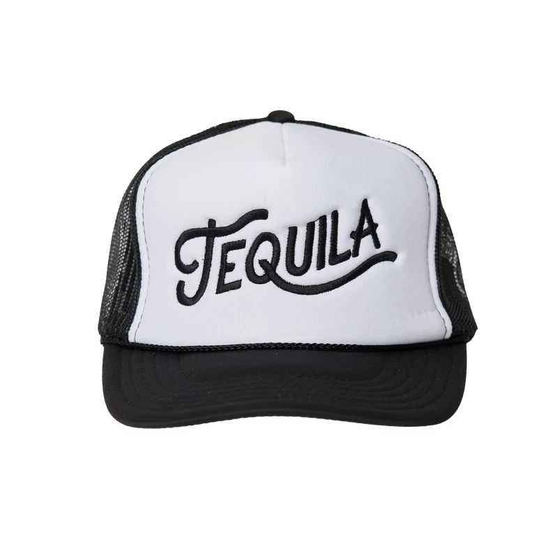 Tequila Trucker Hat: Captain Blk/Gld