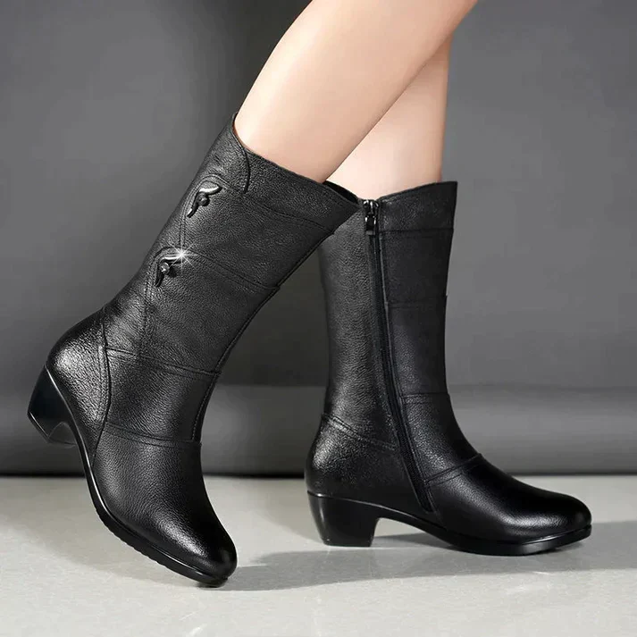 Vespera | Bottes d'hiver noires pour femme