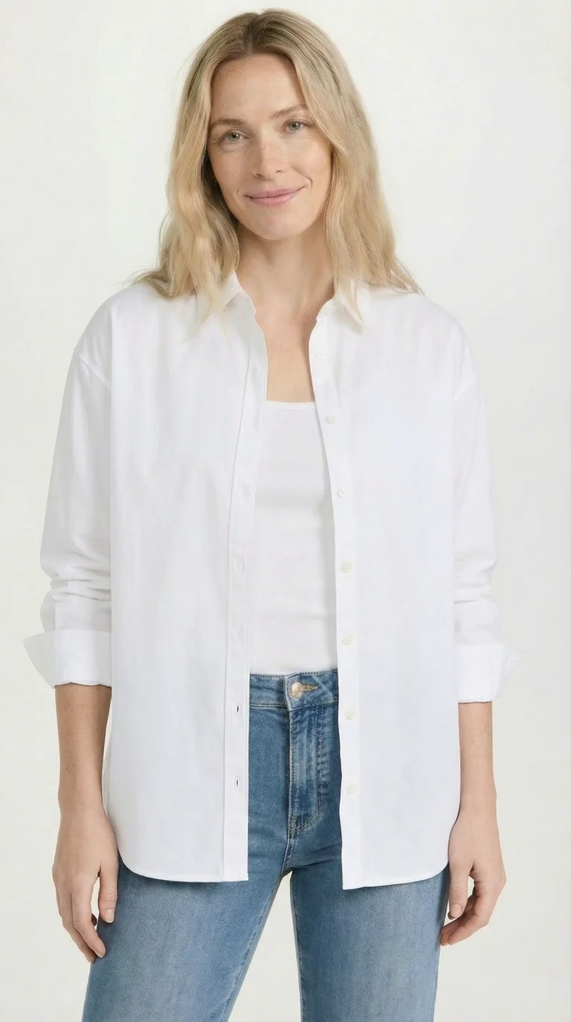 La chemise blanche essentielle coupe classique