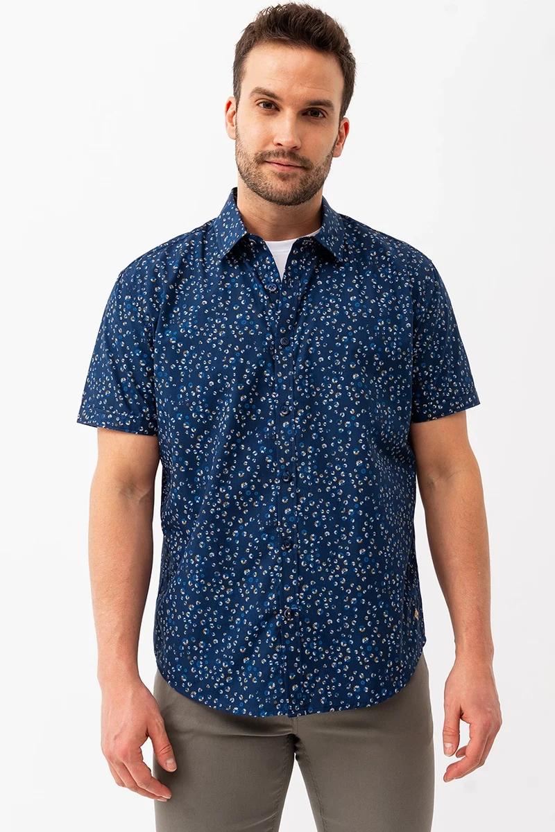 La chemise imprimée all-over petites fleurs
