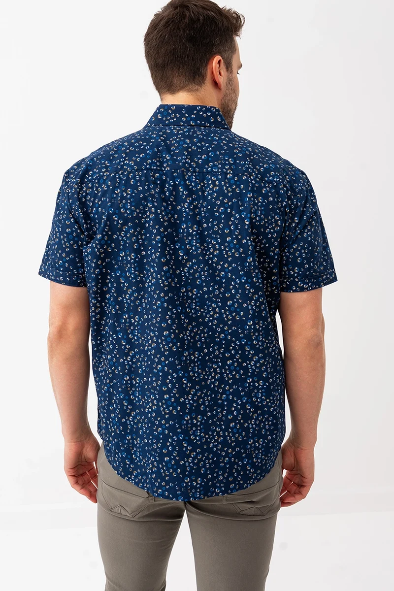 La chemise imprimée all-over petites fleurs