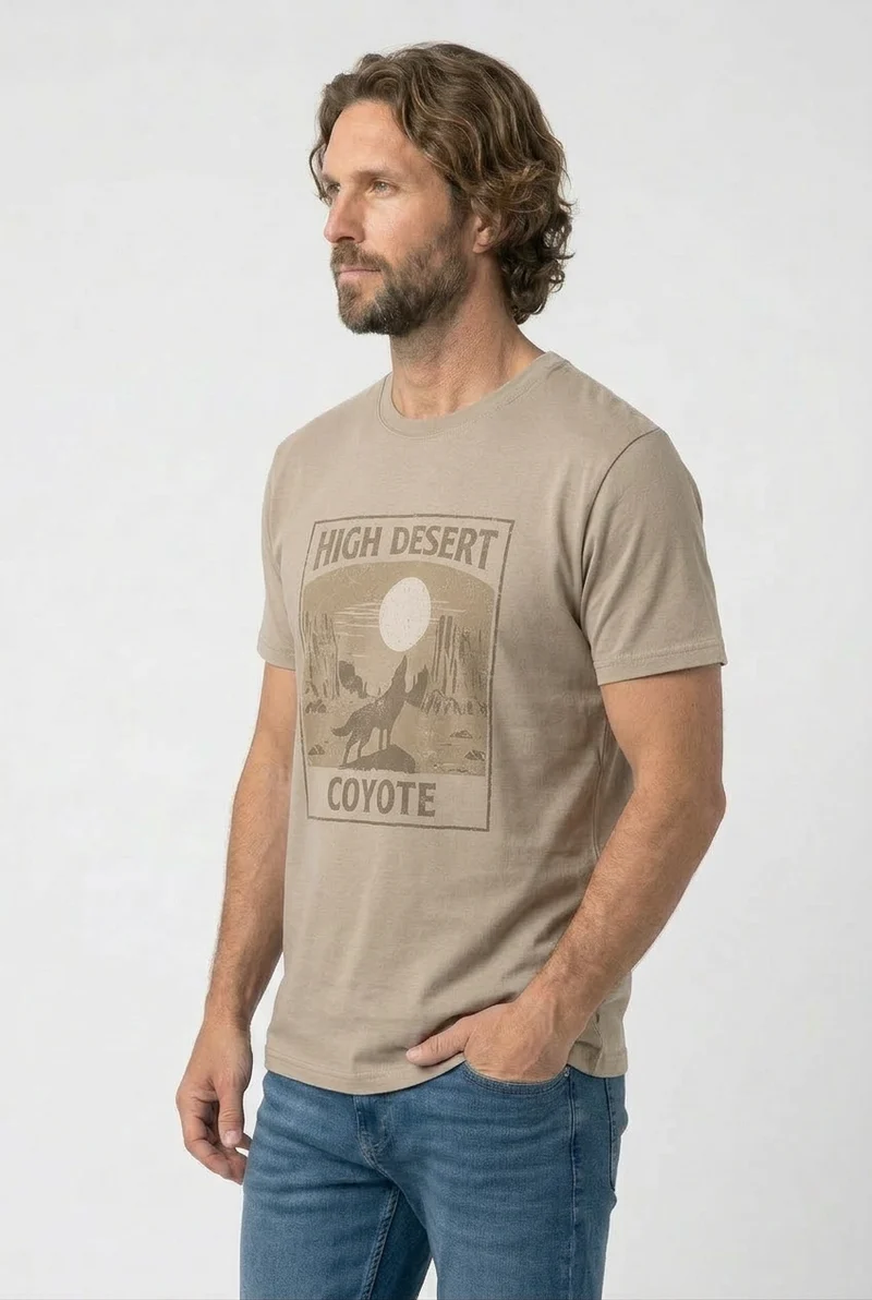 T-shirt graphique coyote