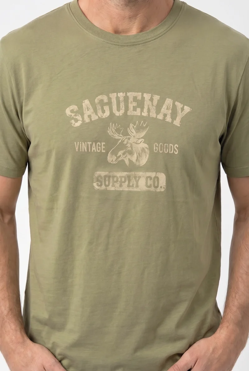 T-shirt imprimé les régions