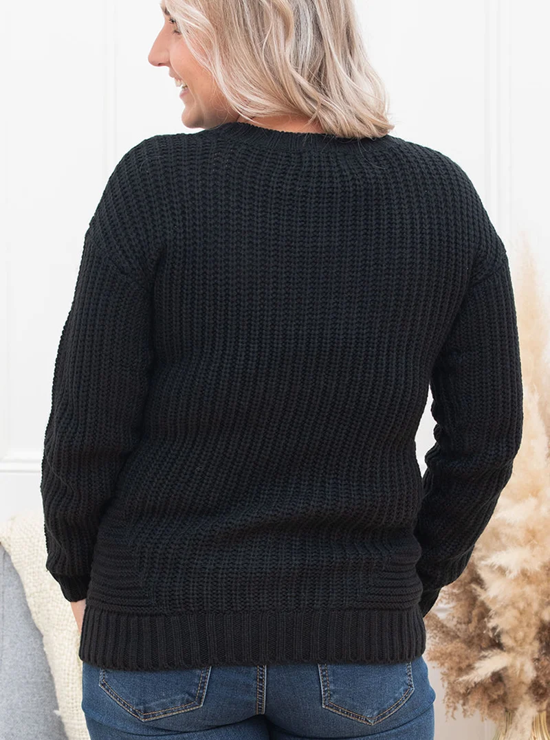 Chandail tricot douillet | 4 couleurs