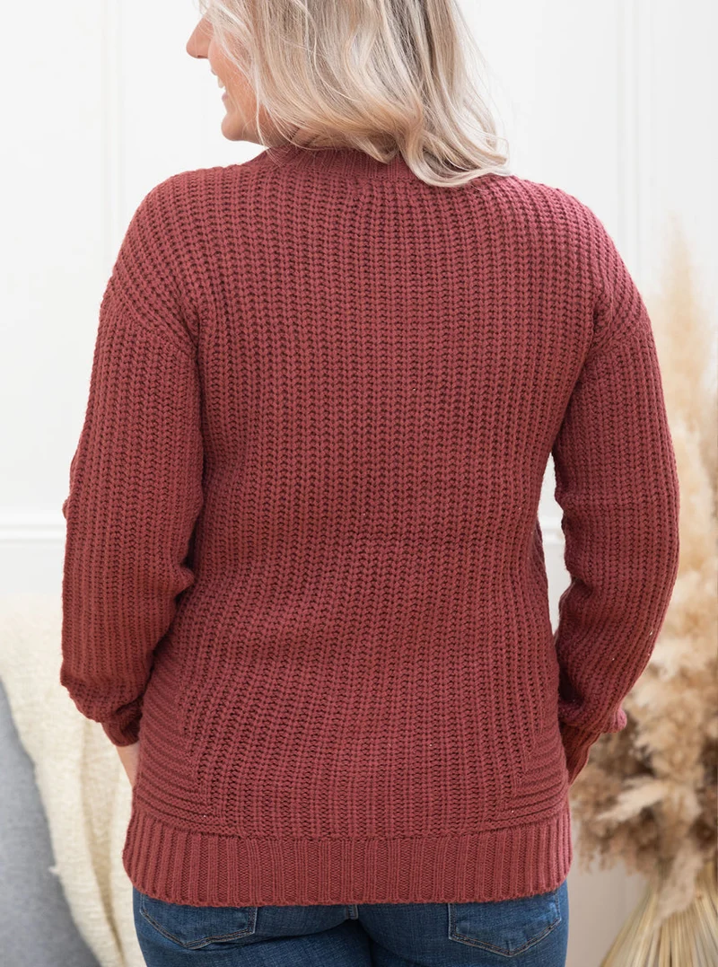 Chandail tricot douillet | 4 couleurs