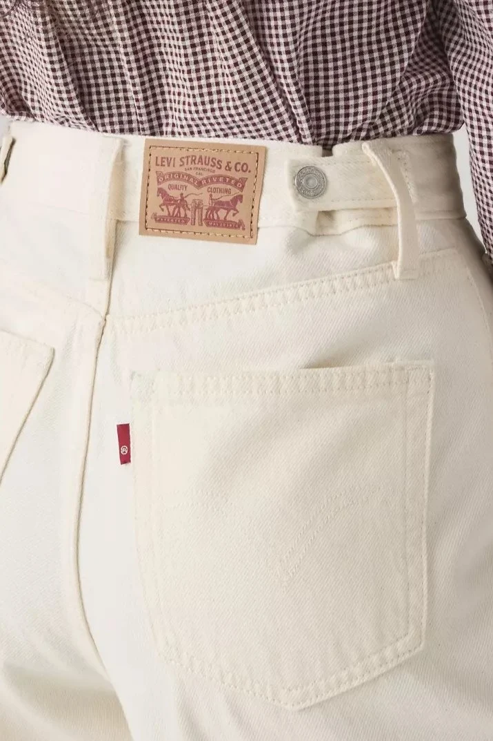 Le jeans Levi's blanc | Cinch baggy