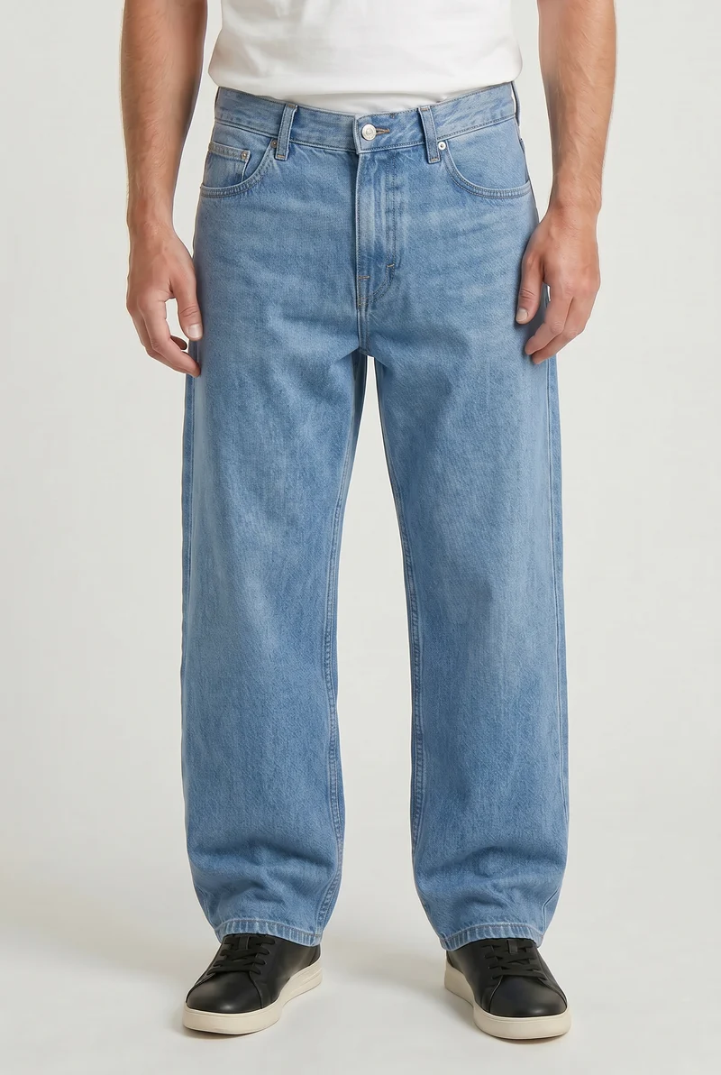 Le jeans baggy taille basse