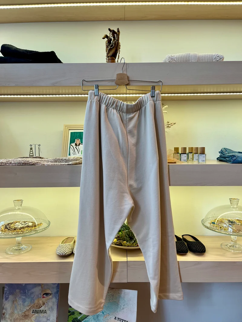Pantalon de survêtement crème