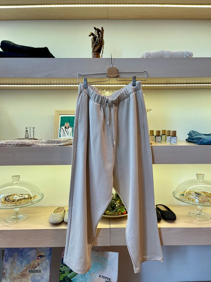 Pantalon de survêtement crème