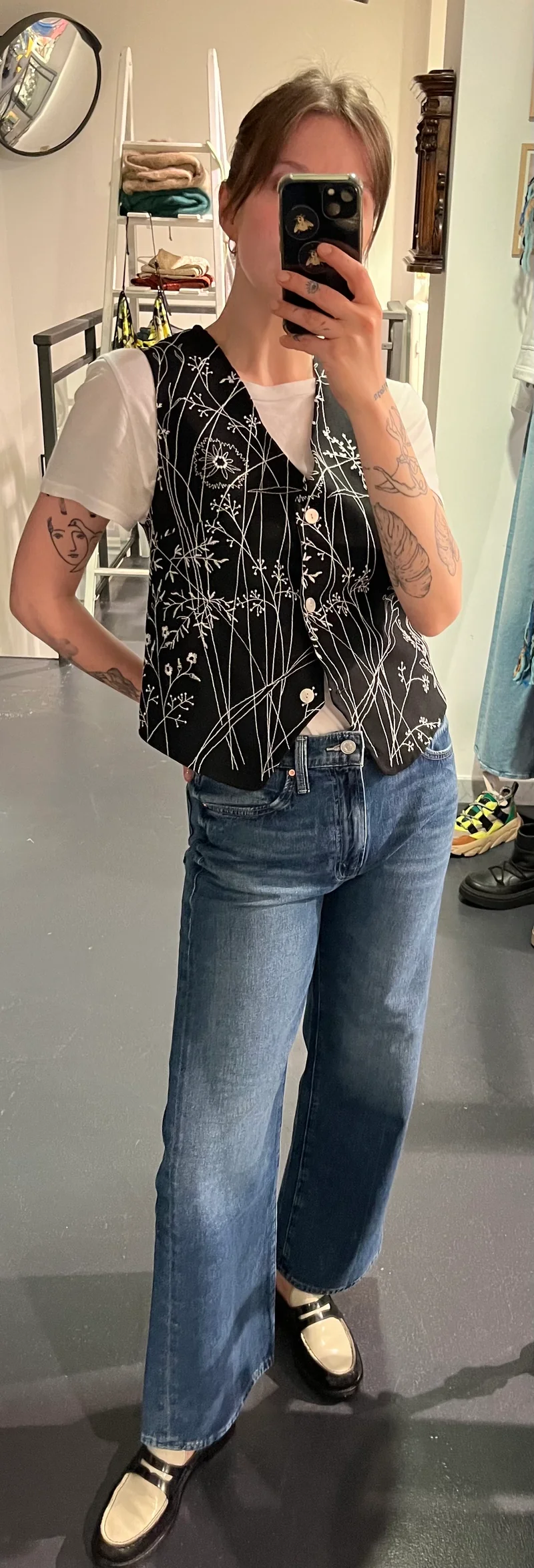 Gilet tailleur Basquiat variante Marais