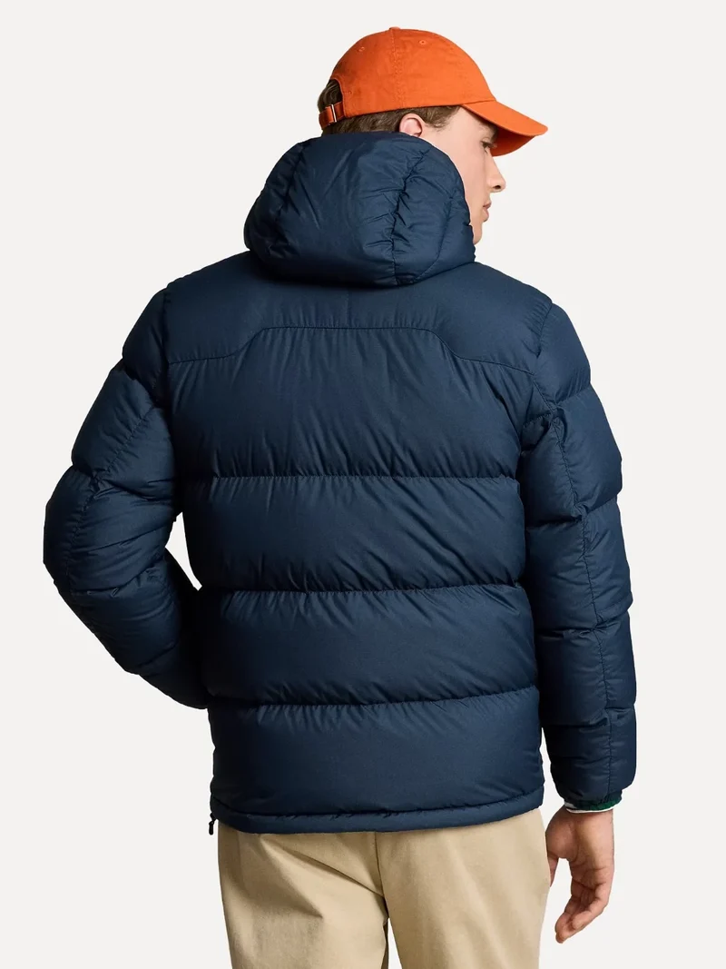 Doudoune déperlante Ralph Lauren marine en duvet