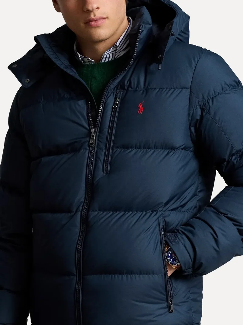 Doudoune déperlante Ralph Lauren marine en duvet