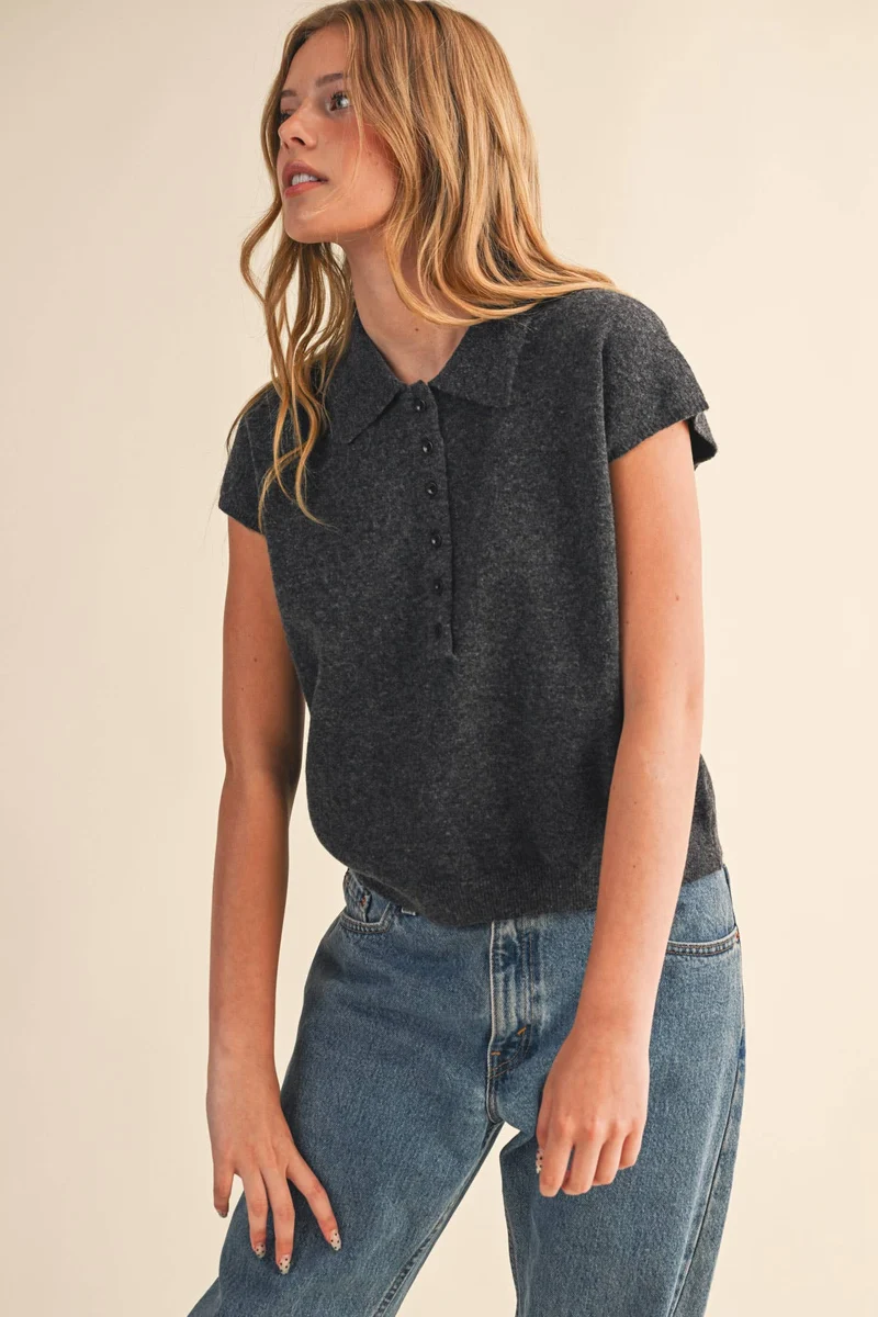 Cap Sleeve Sweater OAT
