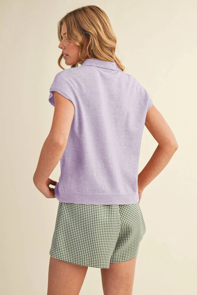 Cap Sleeve Sweater OAT
