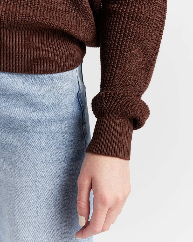 Coastal Crewneck Sweater: Navy