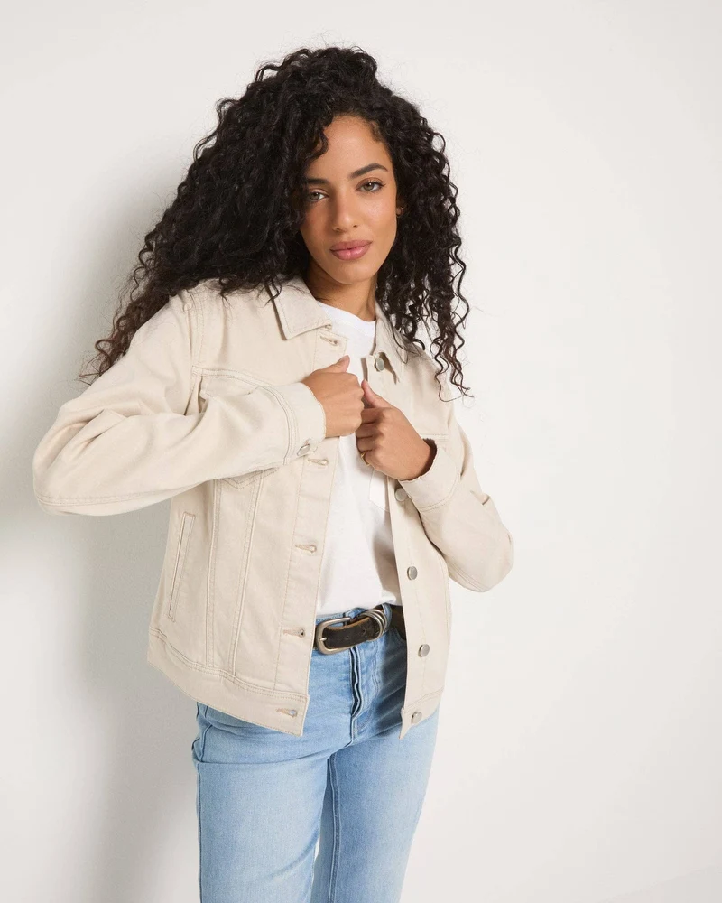 Valencia Jacket: Birch Beige
