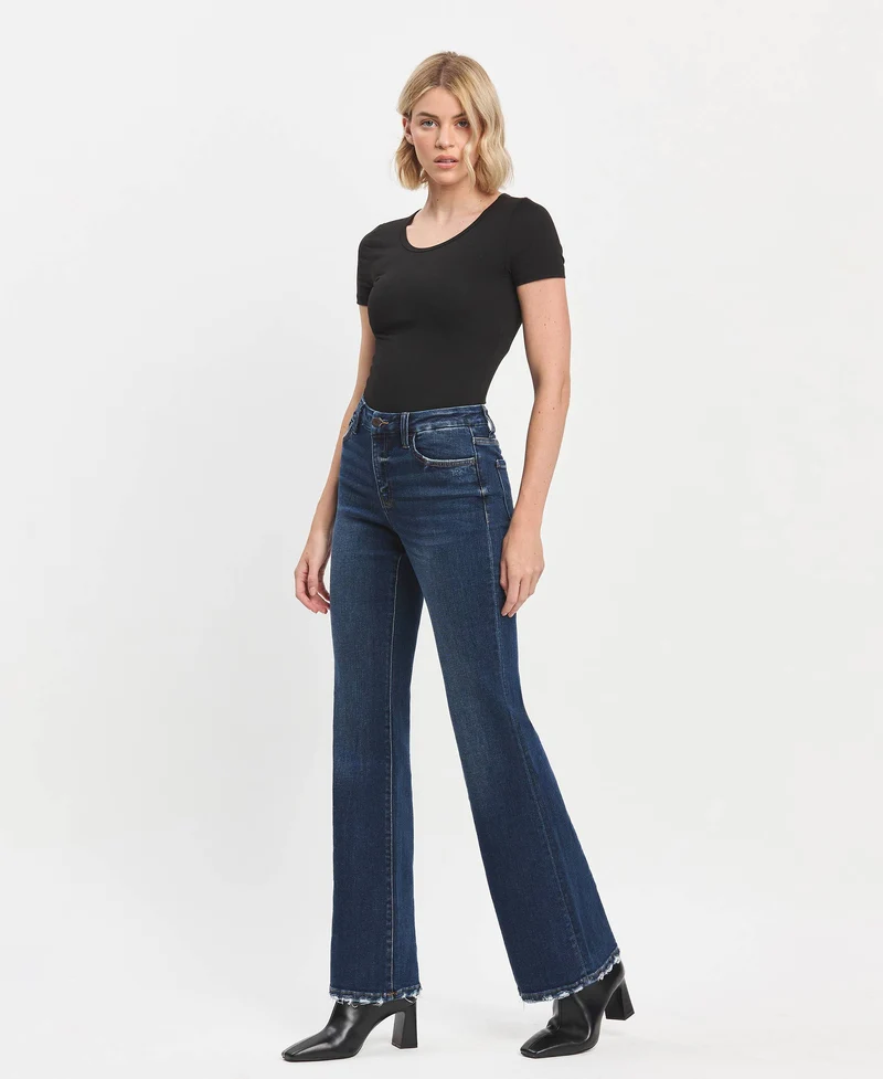 High Rise Relaxed Flare