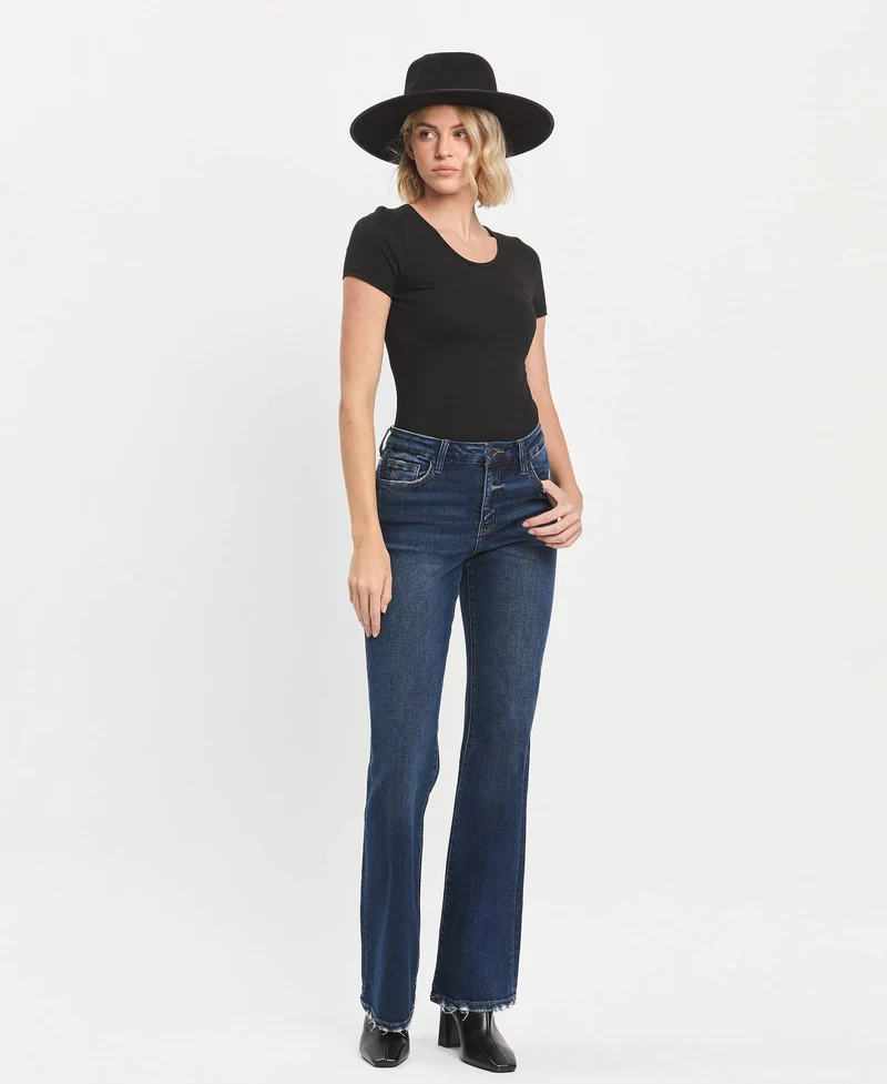 High Rise Relaxed Flare