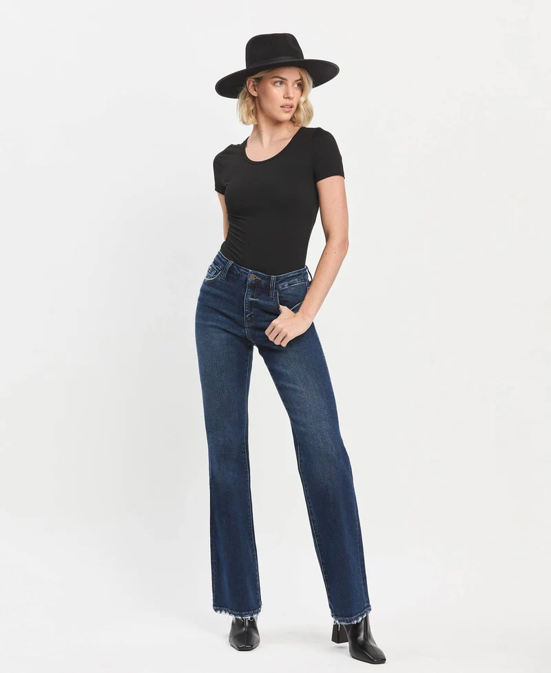 High Rise Relaxed Flare