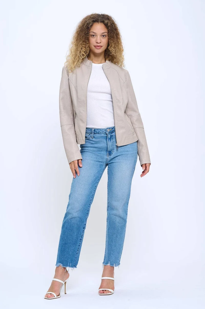 Vegan Leather Jacket