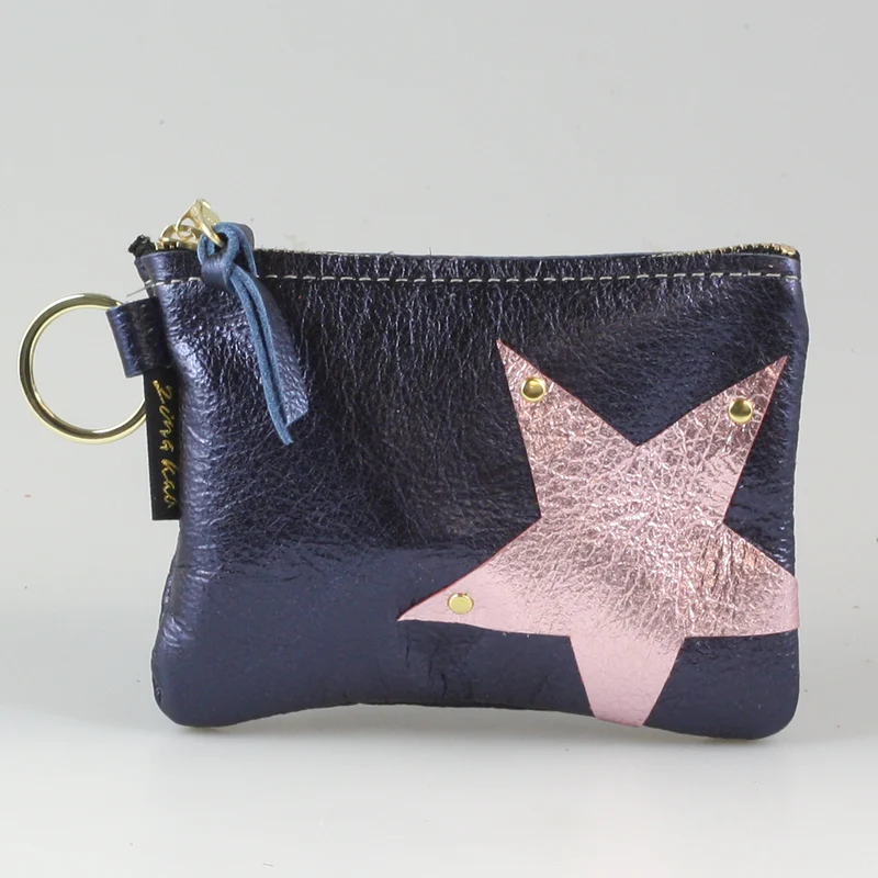 The NEW SIDE STAR Applique Kara: Metallics: Gunmetal w/Platinum Star / Ring