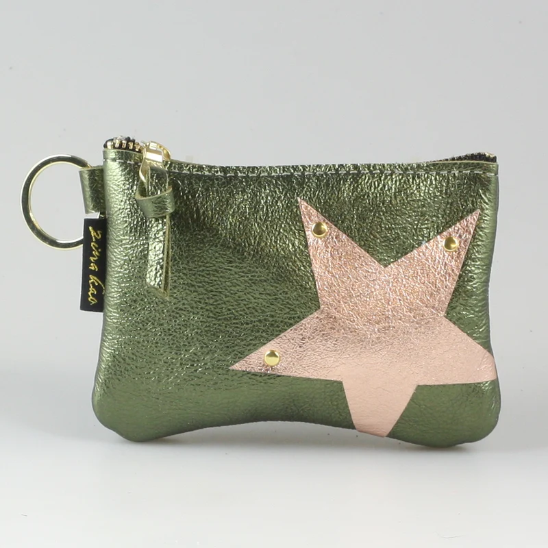 The NEW SIDE STAR Applique Kara: Metallics: Bronze w/Pewter Star / Ring