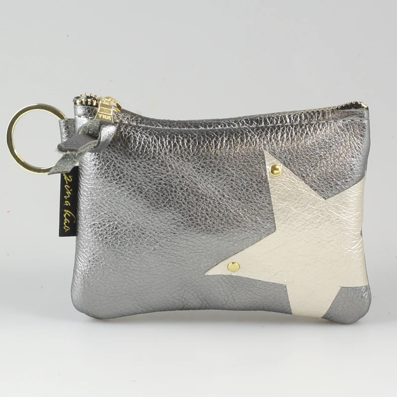 The NEW SIDE STAR Applique Kara: Metallics: Bronze w/Pewter Star / Ring