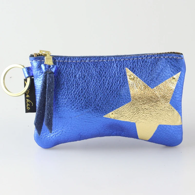 The NEW SIDE STAR Applique Kara: Metallics: Bronze w/Pewter Star / Ring
