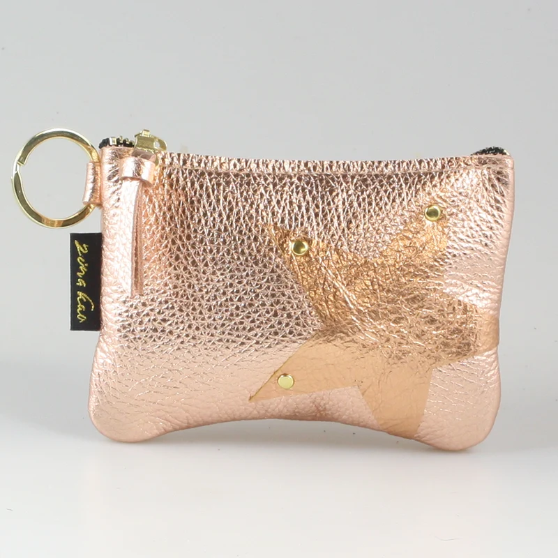 The NEW SIDE STAR Applique Kara: Metallics: Bronze w/Pewter Star / Ring