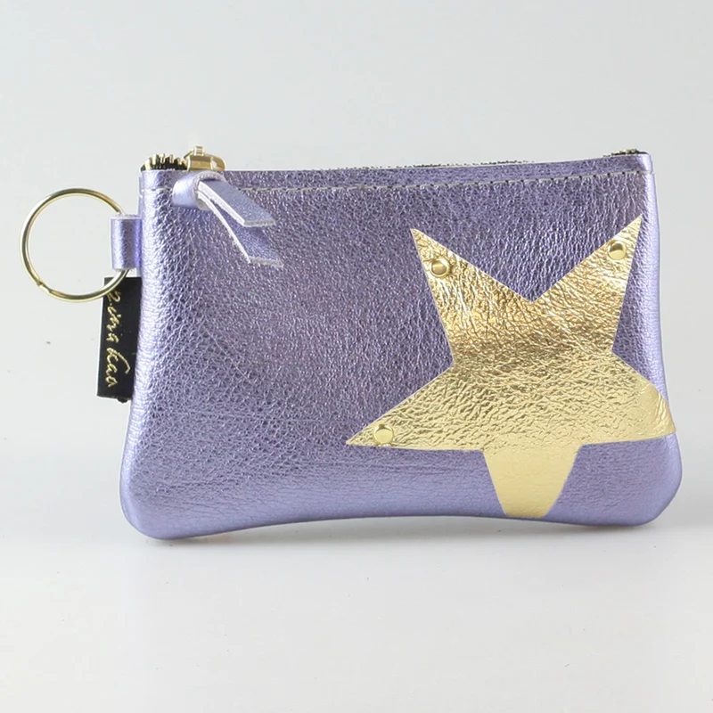 The NEW SIDE STAR Applique Kara: Metallics: Bronze w/Pewter Star / Ring
