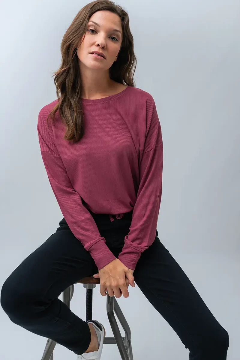 Le t-shirt manches longues ajustable