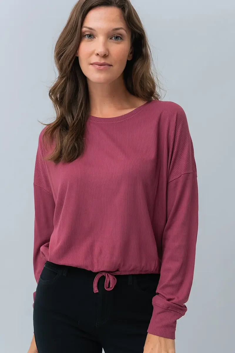 Le t-shirt manches longues ajustable