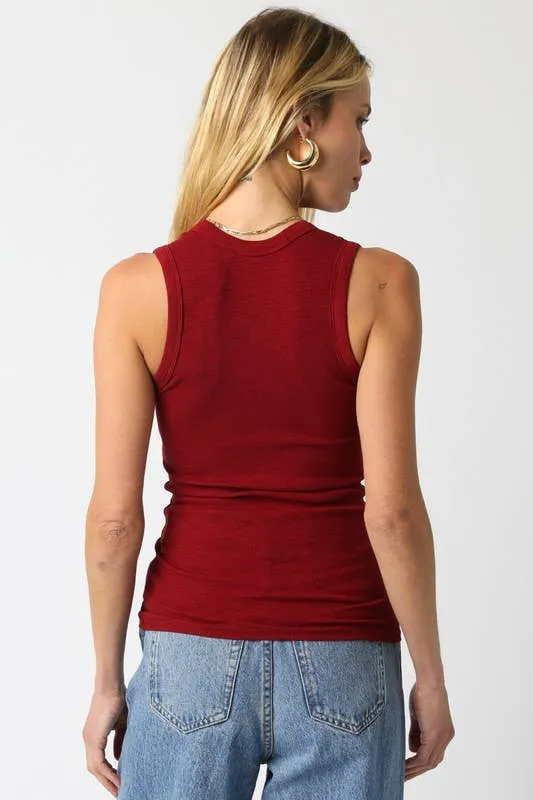Kelsey Tank Top: Ecru