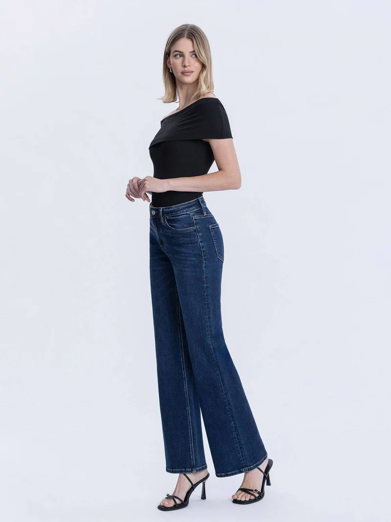 High Rise dark Vintage Flare Jeans