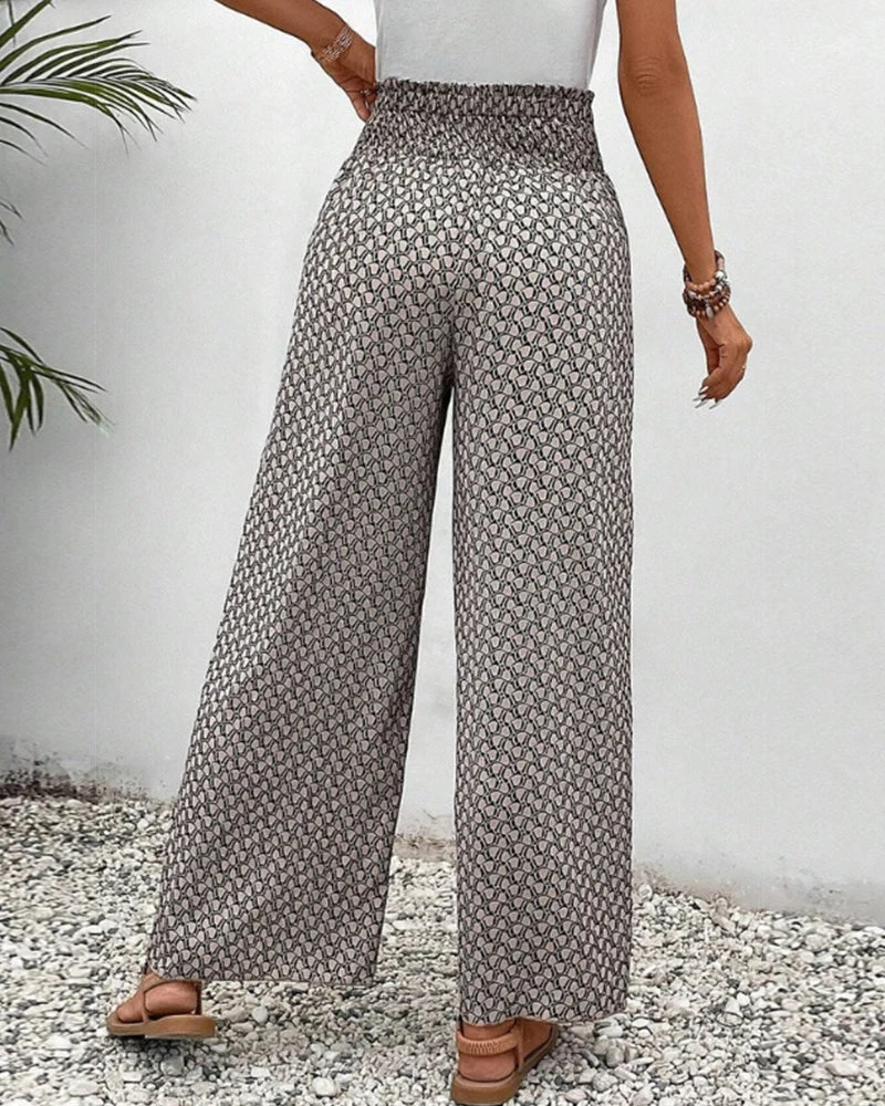 Sapphira | Pantalon large imprimé pour femme