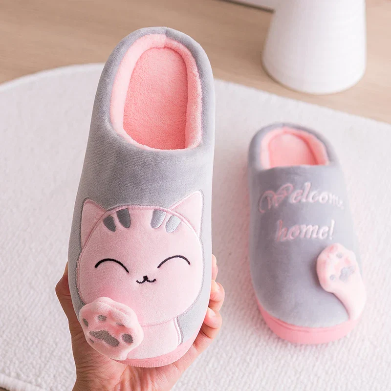 Belinda | Chaussons douillets motif chat pour femme