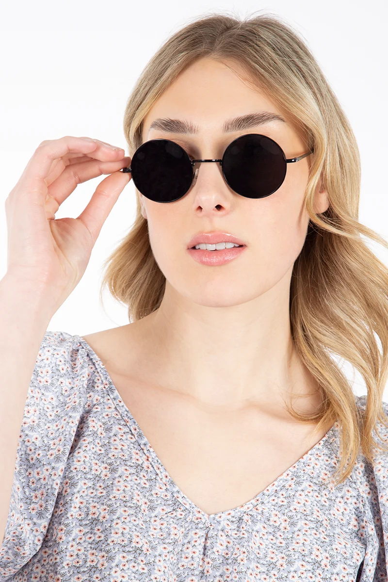 Lunettes de soleil rondes