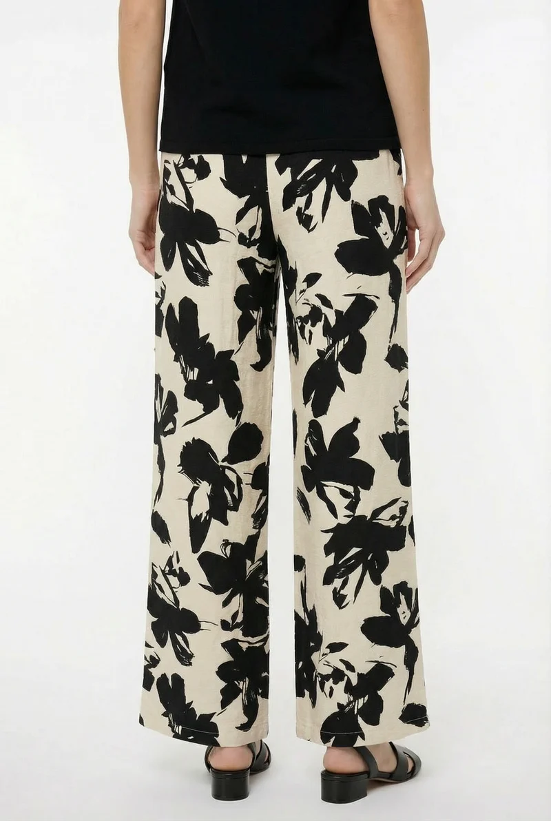Le pantalon fluide imprimé floral