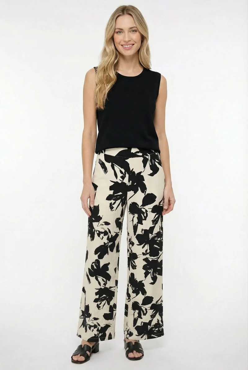 Le pantalon fluide imprimé floral
