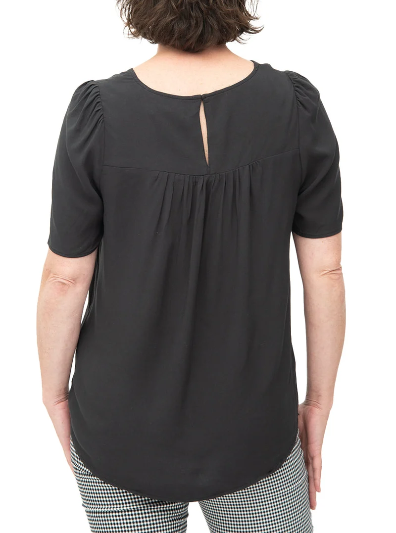 Blouse manches bouffantes | 2 couleurs