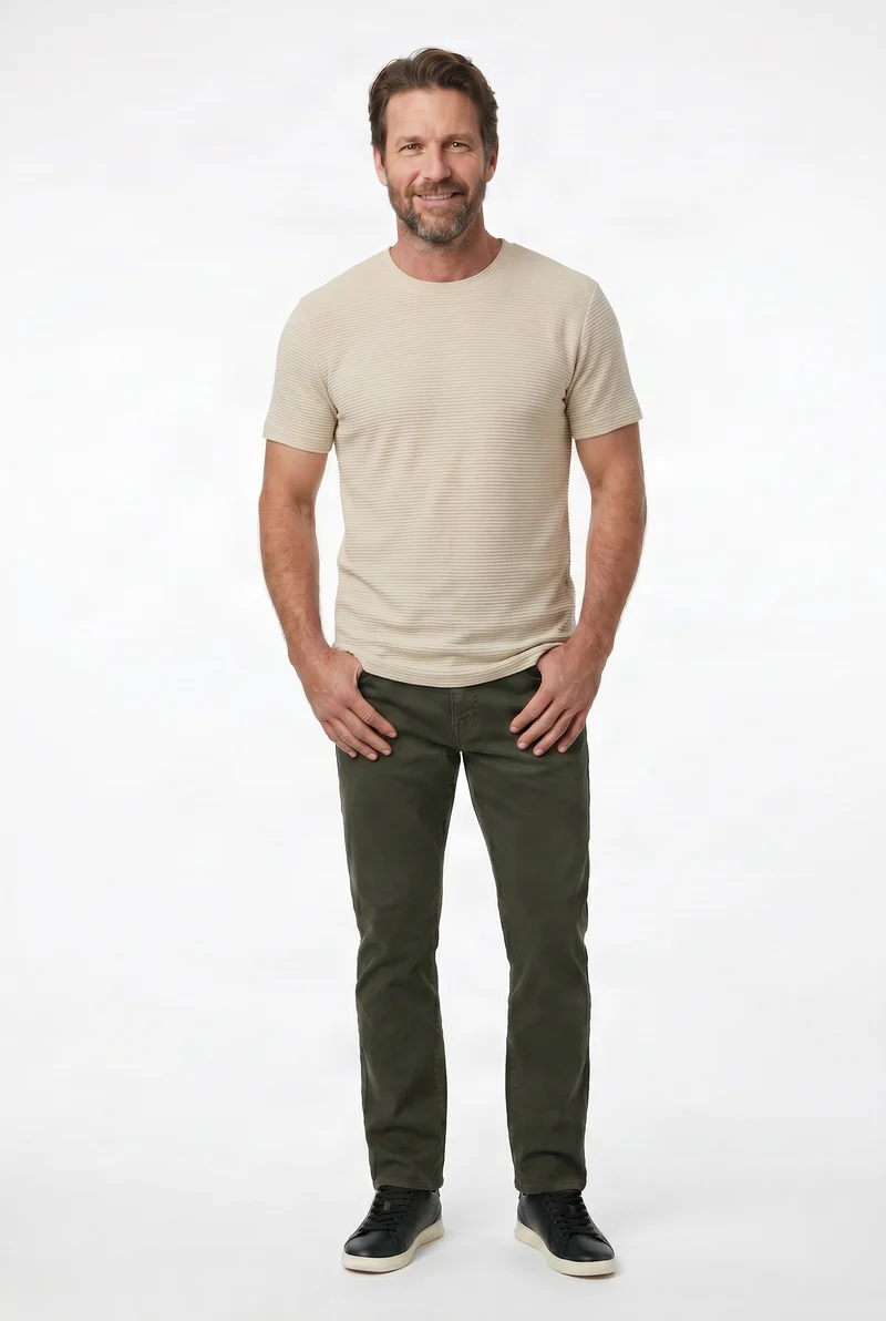 Le t-shirt col rond pour homme
